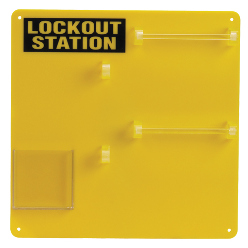 Lockout Board, 12 Padlock Capacity, Padlocks Not Included Distribution Industrielle GC