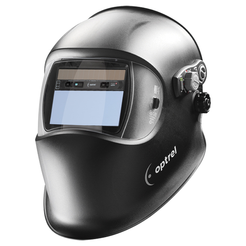 E684 Welding Helmets, 3.94" L x 1.97" W View Area, 4/9 - 13/4/5 - 9 Shade Range, Black Distribution Industrielle GC