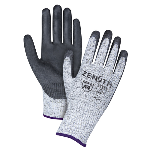 Gants &eacute;lastiques sans coutures r&eacute;sistants &agrave; la coupe, Taille 6/T-petit, Calibre 13, Rev&ecirc;tement Polyur&eacute;thane, Enveloppe en PEHP, ANSI/ISEA 105 niveau 4/EN 388 niveau 5 Distribution Industrielle GC