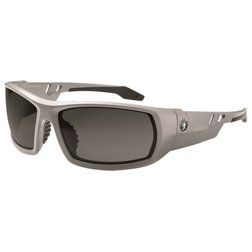 Lunettes de s&eacute;curit&eacute; Skullerz Odin, Lentille Grise/fum&eacute;e, Antibu&eacute;e/Anti-&eacute;gratignures, ANSI Z87+/R&eacute;pond ou surpasse la norme CSA Z94.3 Distribution Industrielle GC
