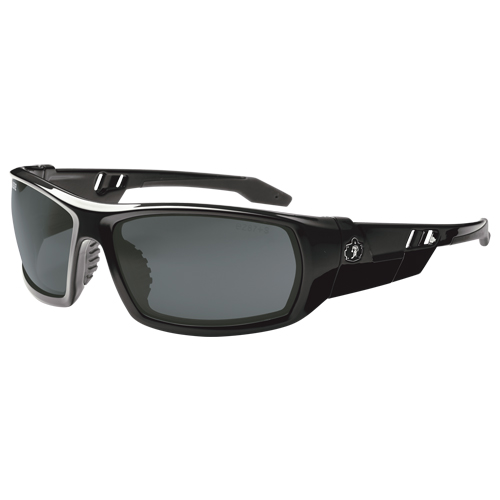 Lunettes de s&eacute;curit&eacute; Skullerz Odin, Lentille Fum&eacute;e, Anti-&eacute;gratignures/Polaris&eacute;, ANSI Z87+/R&eacute;pond ou surpasse la norme CSA Z94.3 Distribution Industrielle GC