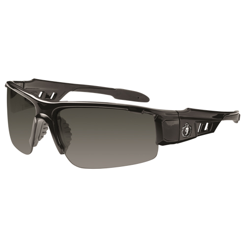 Lunettes de s&eacute;curit&eacute; Skullerz Dagr, Lentille Grise/fum&eacute;e, Anti-&eacute;gratignures, ANSI Z87+/R&eacute;pond ou surpasse la norme CSA Z94.3 Distribution Industrielle GC