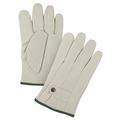 Gants de cordeur de premi&egrave;re qualit&eacute;, Moyen, Paume Cuir fleur de vache Distribution Industrielle GC