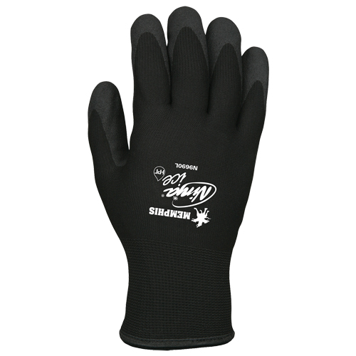 Gants N9690 Memphis Ninja Ice, 8/Moyen, R&ecirc;vetement PVC, Calibre 15, Enveloppe en Acrylique/Tissu &eacute;ponge Distribution Industrielle GC
