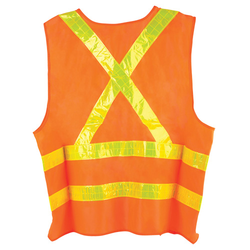 Veste de circulation Dynamic, Orange haute visibilit&eacute;, Grand, Polyester Distribution Industrielle GC