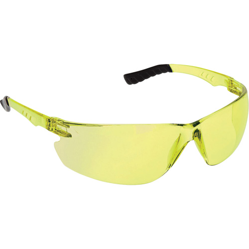 Lunettes de s&eacute;curit&eacute; Firebird Dynamic, Lentille Ambr&eacute;e, Anti-&eacute;gratignures/Antistatique, ANSI Z87+/R&eacute;pond ou surpasse la norme CSA Z94.3 Distribution Industrielle GC