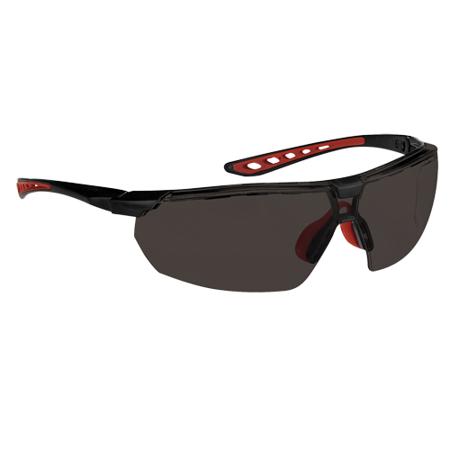 Lunettes de s&eacute;curit&eacute; s&eacute;rie Falcon Dynamic, Lentille Fum&eacute;e, Antibu&eacute;e, ANSI Z87+/R&eacute;pond ou surpasse la norme CSA Z94.3 Distribution Industrielle GC