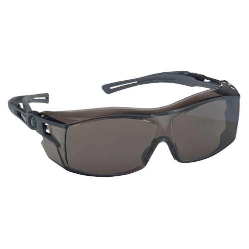 Lunettes de s&eacute;curit&eacute; s&eacute;rie Extra OTG Dynamic, Lentille Fum&eacute;e, Antibu&eacute;e/Anti-&eacute;gratignures, ANSI Z87+/R&eacute;pond ou surpasse la norme CSA Z94.3 Distribution Industrielle GC