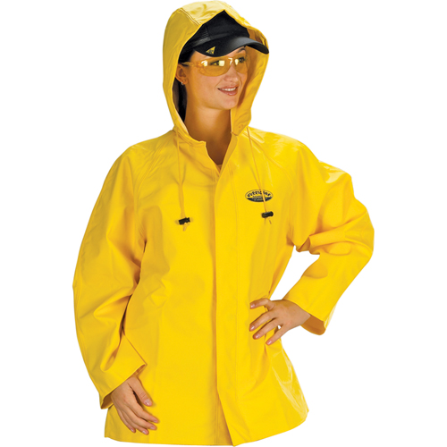 V&ecirc;tements imperm&eacute;ables Hurricane ignifuges et r&eacute;sistants &agrave; l'huile, vestes, 4T-Grand, Jaune Distribution Industrielle GC