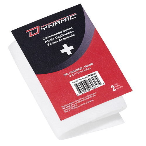 Dynamic Cushioned Splint, Multipurpose, Aluminum Foam Padded, 6", Class 1 Distribution Industrielle GC