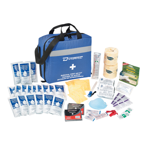 Trousse de premiers soins pour pr&eacute;paration aux situations d'urgence Dynamic, Dispositif m&eacute;dical Classe 1, Sac en nylon Distribution Industrielle GC