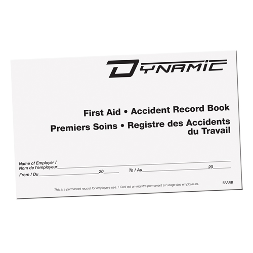Dynamic Accident Record Book Distribution Industrielle GC
