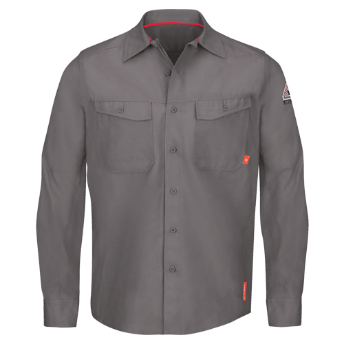 Chemises de travail IQ Endurance pour hommes, Petit, Gris Distribution Industrielle GC