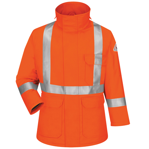 Parkas de luxe Excel FR Comfortouch, Petit, Orange Distribution Industrielle GC