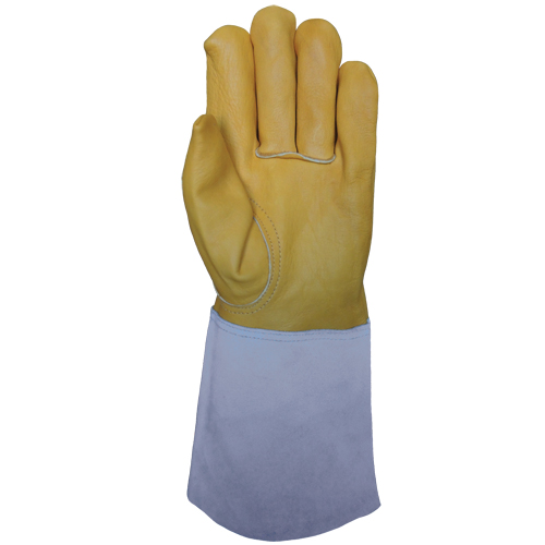 TIG Welding Gloves, Grain Cowhide, Size One Size Distribution Industrielle GC