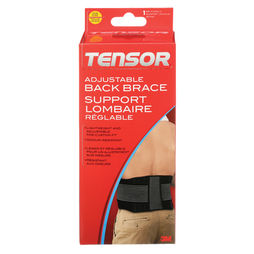 Tensor Adjustable Back Brace, Elastic, One Size Distribution Industrielle GC