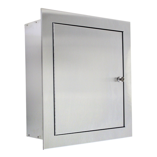 Armoire &agrave; soupape en acier inoxydable en retrait Distribution Industrielle GC