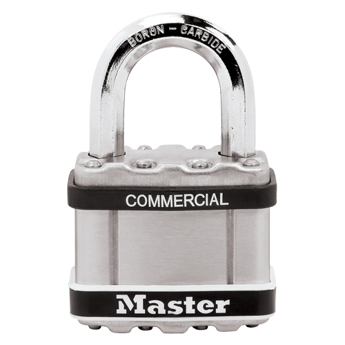 Cadenas lamin&eacute;, Argent, Cl&eacute;s diff&eacute;rentes, Acier lamin&eacute;, Largeur de 2" Distribution Industrielle GC