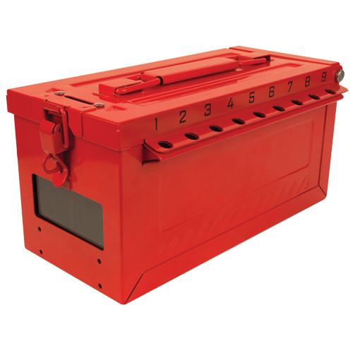 Small Group Lock Box, Red Distribution Industrielle GC