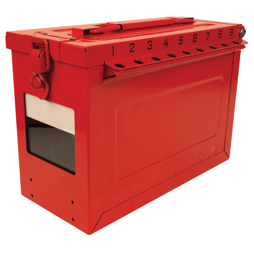 Large Group Lock Box, Red Distribution Industrielle GC