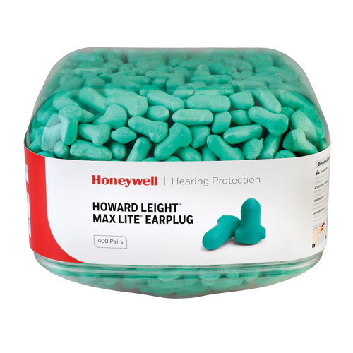 Bouchons d'oreilles Maximum Lite de Howard Leight, Vrac - Contenant Distribution Industrielle GC