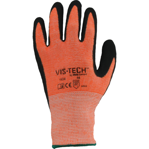 Gants r&eacute;sistant aux coupures Vis-Tech Y9294, Taille 6/T-petit, Calibre 13, Rev&ecirc;tement Polyur&eacute;thane, Enveloppe en Acier inoxydable, ANSI/ISEA 105 niveau 4 Distribution Industrielle GC