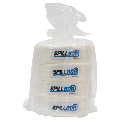 SpillBoa Bale, Oil Only, 25' L x 5" W, 28 gal. Absorbancy, 4 /Pack Distribution Industrielle GC