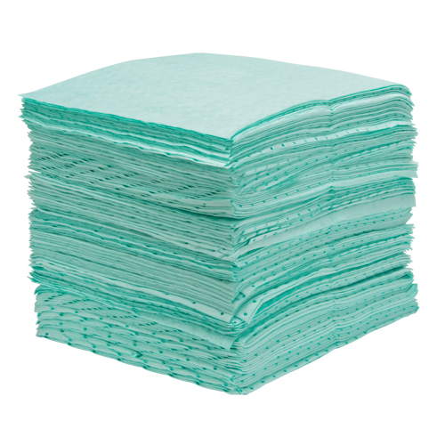 Premium Bonded Sorbent Pads, Hazmat, 15" x 18", 30 gal. Absorbancy Distribution Industrielle GC