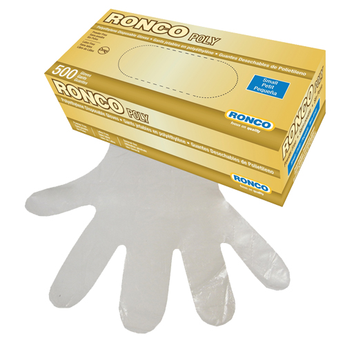 Disposable Glove, Small, Polyethylene, 1-mil, Powder-Free, Clear Distribution Industrielle GC