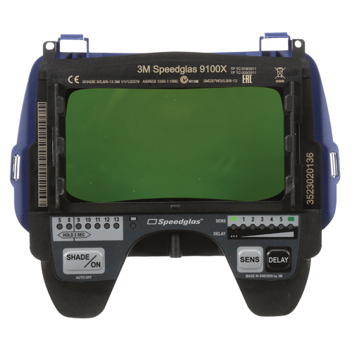 Speedglas Auto-Darkening Filter 9100X, 4-2/10"W x 2-1/10" H Viewing Area, For Use With Series 9100 Distribution Industrielle GC