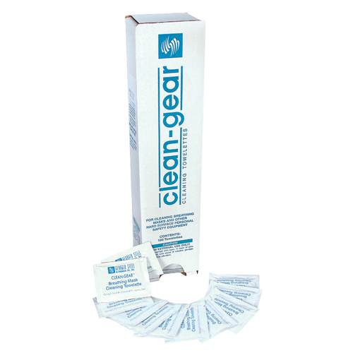 Serviettes nettoyantes pour respirateur, 8" x 5", 100 lingettes Distribution Industrielle GC