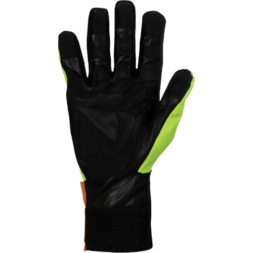 Endura&reg; Hi-Viz Chainsaw Gloves, Size Large/9, Goatskin Palm Distribution Industrielle GC