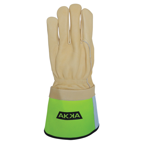 Gants pour monteur de ligne, Moyen, Paume en Cuir fleur de vache Distribution Industrielle GC