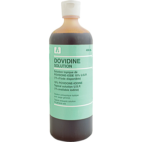 Povidone iod&eacute;e topique, Liquide, Antiseptique Distribution Industrielle GC