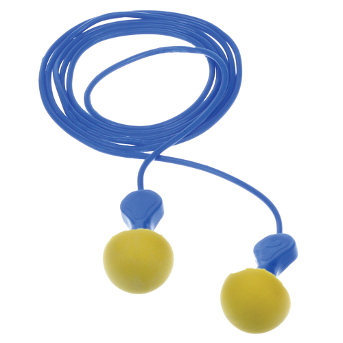 Bouchons d'oreilles d&eacute;tectables E-A-Rsoft Express Pod, Avec cordon, R&eacute;gulier, Vrac - Sachet coussin, NRR dB 23 Distribution Industrielle GC