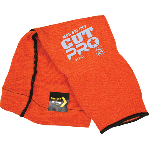 Manches Memphis avec trou pour le pouce, Kevlar, 14", ASTM ANSI niveau A5, Orange Distribution Industrielle GC