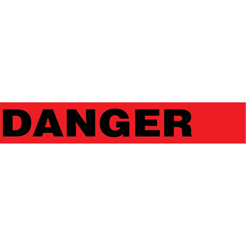 Floor Safety Tape, 3" x 54', Vinyl, Black/Red Distribution Industrielle GC