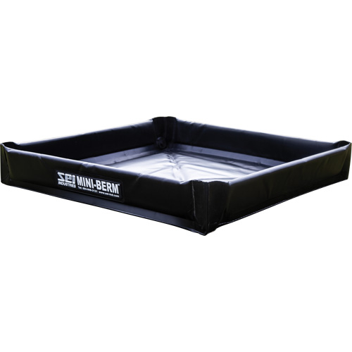 Berme de confinement robuste Mini Berm avec Chem-Shield de 30 oz, Capacit&eacute; 20 gal. US, 3' la x 3' lo x 4" h Distribution Industrielle GC