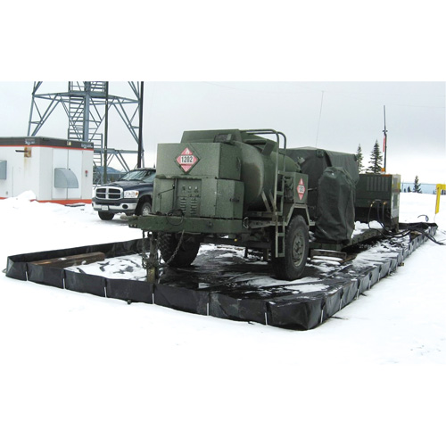 Barres L-Rod Insta-Berm, Capacit&eacute; 1122 gal. US, 10' la x 15' lo x 12" h, Support en L Distribution Industrielle GC