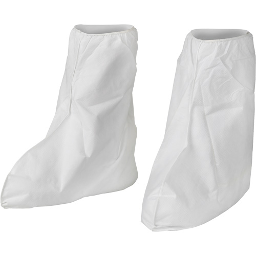 KleenGuard A40 Disposable Boot Covers, One Size, Microporous, White Distribution Industrielle GC