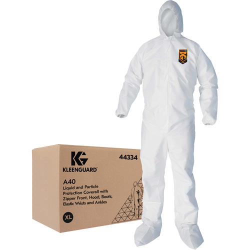 Combinaisons Kleenguard A40, T-Grand, Blanc, Microporeux Distribution Industrielle GC