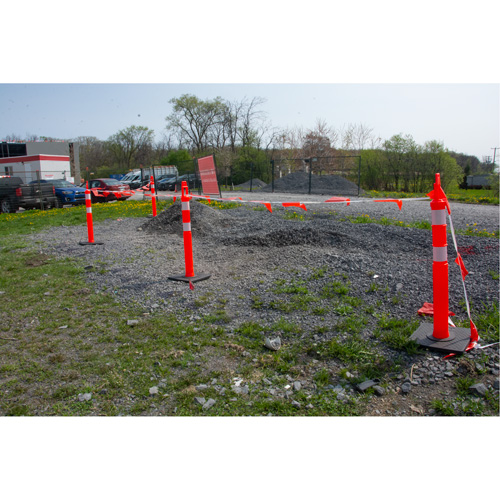 Premium Delineator Post, 42" H, Orange Distribution Industrielle GC
