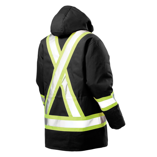 Safety Parka, Black, Large Distribution Industrielle GC