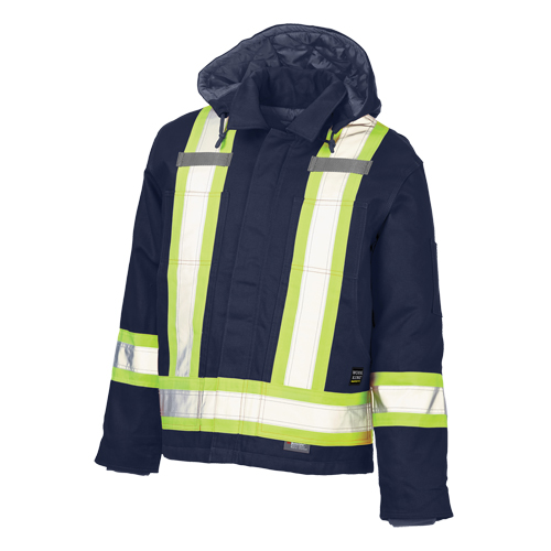 Manteau de s&eacute;curit&eacute;, Bleu marine, Grand Distribution Industrielle GC