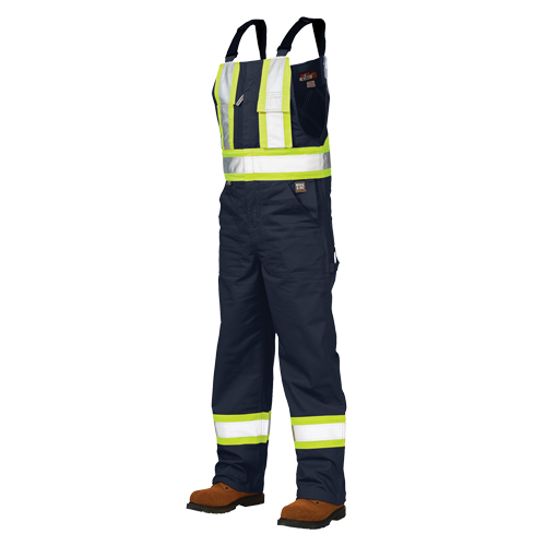 Salopettes de s&eacute;curit&eacute; non doubl&eacute;e, Poly-coton, Grand, Bleu marine Distribution Industrielle GC