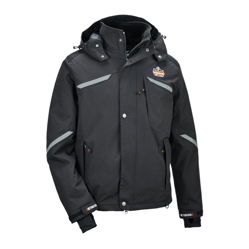Manteau thermique N-Ferno 6466, Hommes, Petit, Noir Distribution Industrielle GC