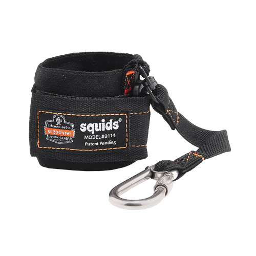 Longe &eacute;lastique avec mousqueton pour le poignet 3114 Squids Distribution Industrielle GC