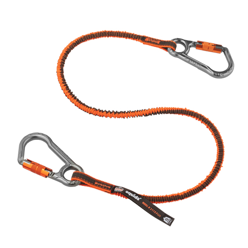 Longe porte-outils verrouillable Squids 3118F(x), Tendeur, Mousqueton double Distribution Industrielle GC