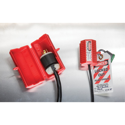 Dispositif de verrouillage Stopout StopPlug, Type Prise Distribution Industrielle GC