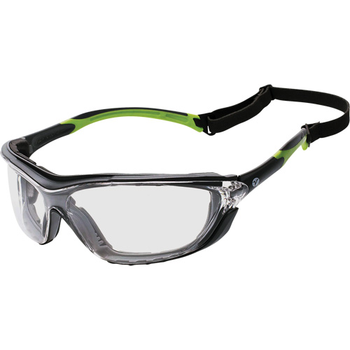 Lunettes de s&eacute;curit&eacute; Veratti Primo, Lentille Transparent, Antibu&eacute;e, ANSI Z87+/R&eacute;pond ou surpasse la norme CSA Z94.3 Distribution Industrielle GC